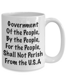 Government Of The People Mug - Moloco Designs