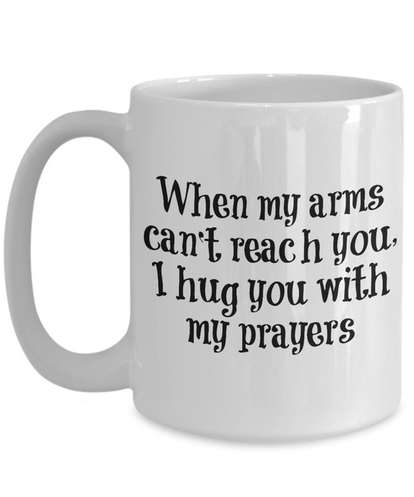 I Hug You With Prayers Mug - Moloco Designs