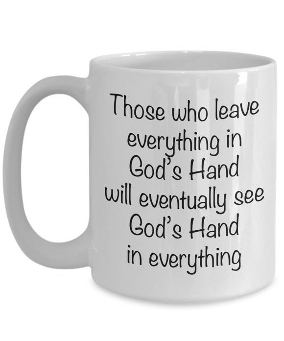 God's Hand In Everything Mug - Moloco Designs