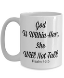 God Is Within Her Mug - Moloco Designs