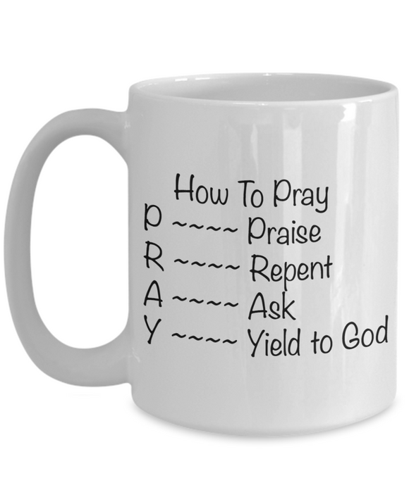 How To Pray Mug - Moloco Designs