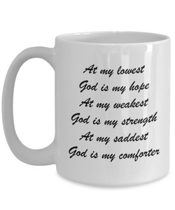 God Is My Hope Mug - Moloco Designs